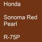 Preview: Honda, Sonoma Red Pearl, R-75P.